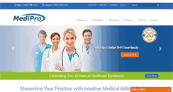 Desktop Screenshot of medipro.com